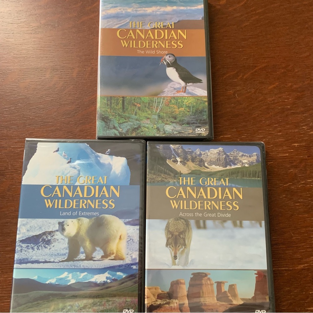 Readers Digest the Great Canadian Wilderness Set Of 3 Sealed Dvd’s